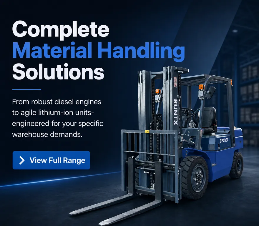 runtx diesel forklift poster