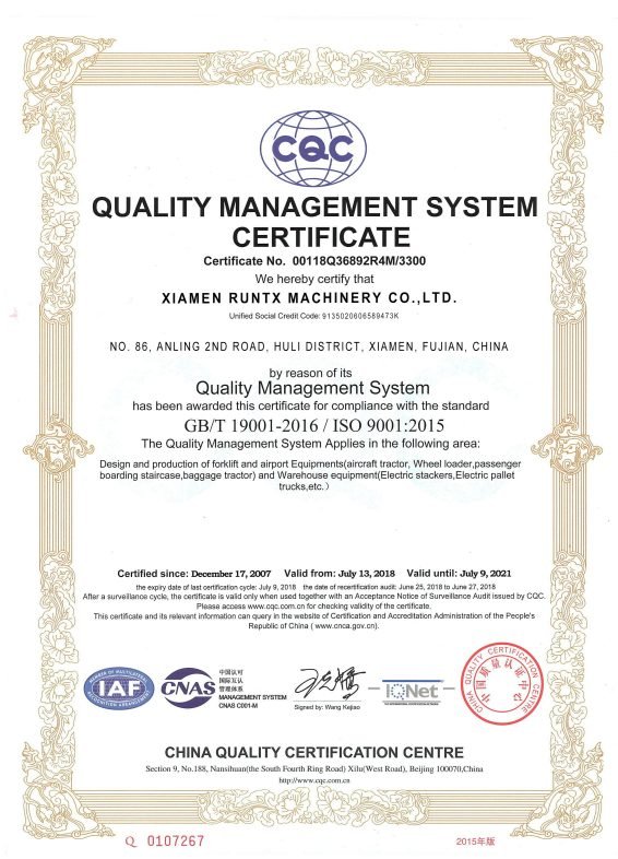 ISO 9001:2015 Quality Management