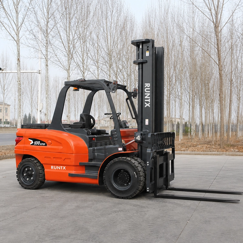 10 ton 4 wheel electric forklift cpd100