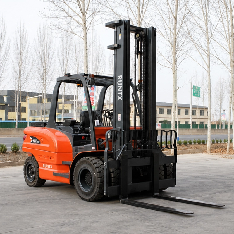 10 ton 4 wheel electric forklift cpd100