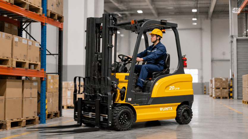 2 ton 4 wheel electric forklift cpd20