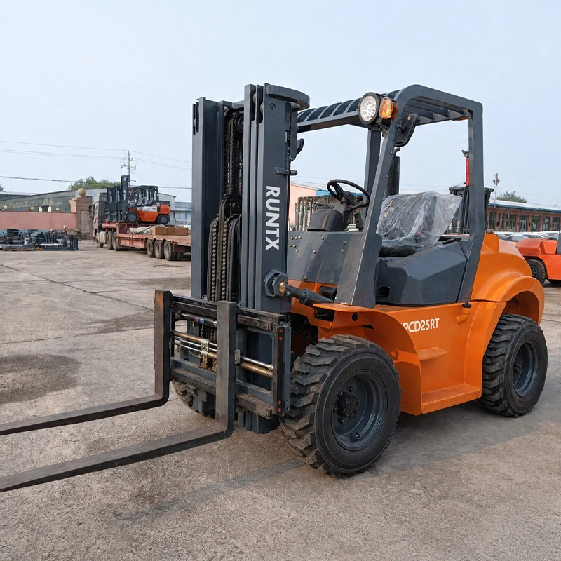 2.5 ton rough terrain diesel forklift cpcd25rt