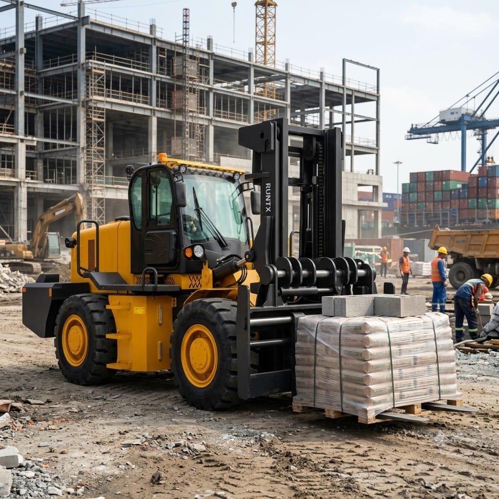 20 ton rough terrain diesel forklift (rear articulated) cpcd200 rt