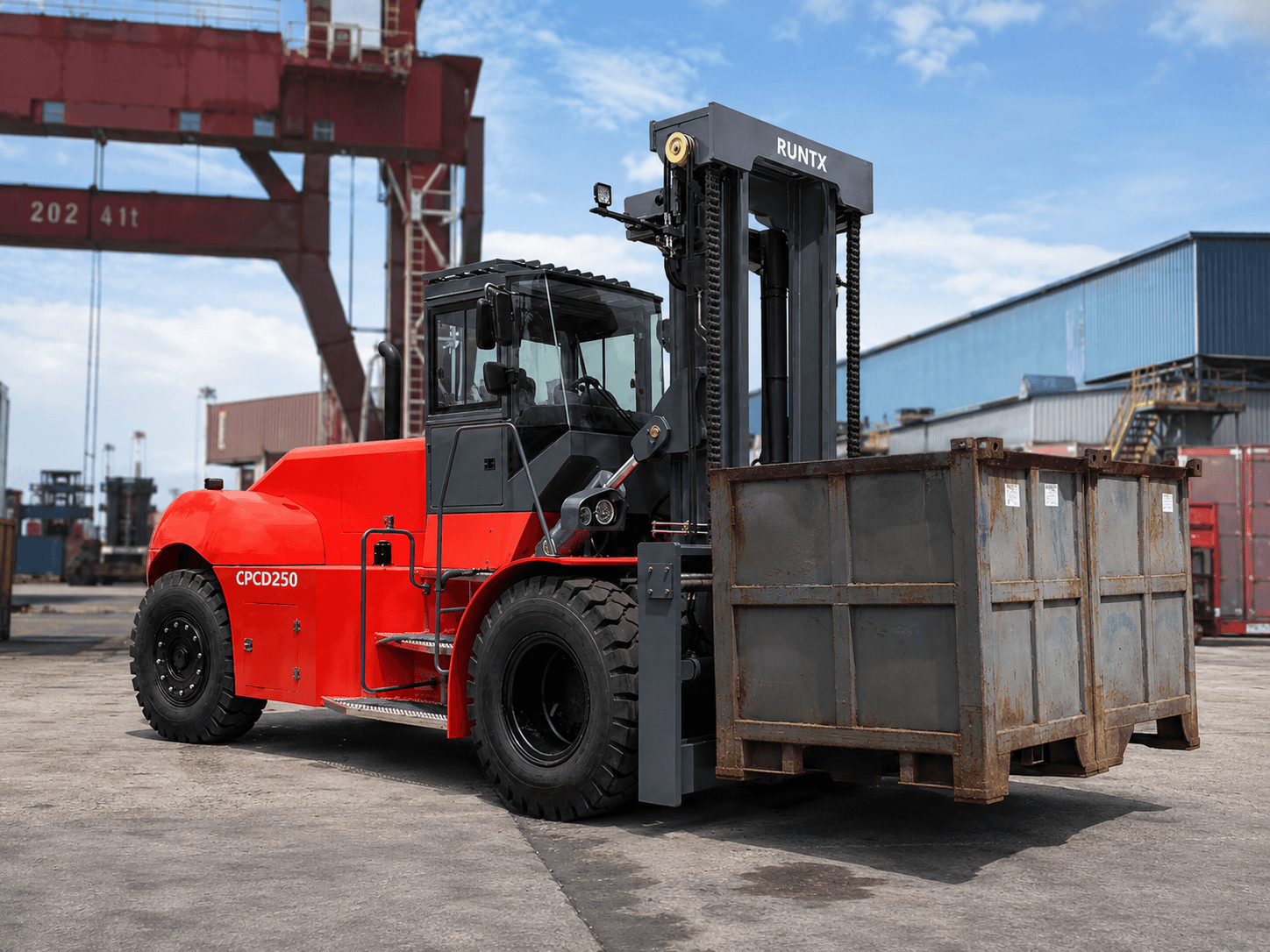25 ton heavy duty diesel forklift cpcd250