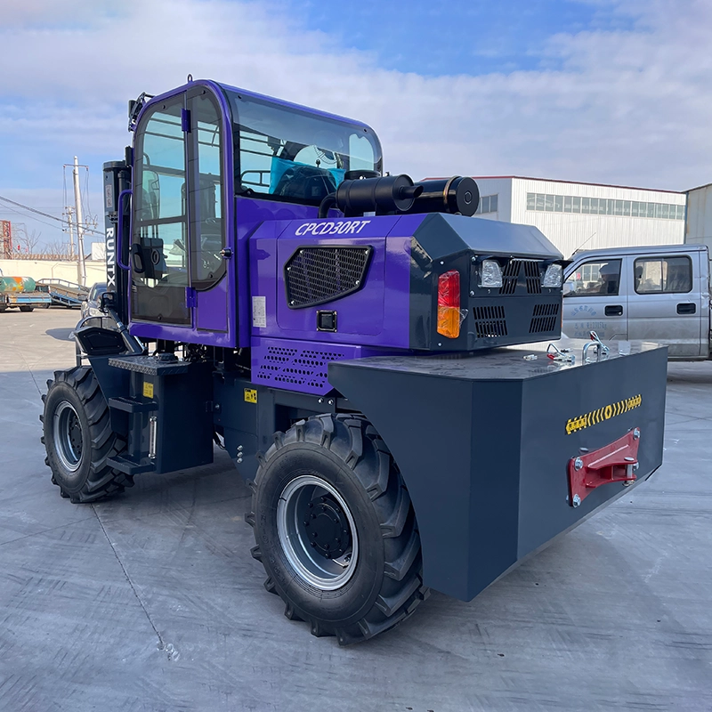 3 ton rough terrain diesel forklift (rear articulated) cpcd30 rt