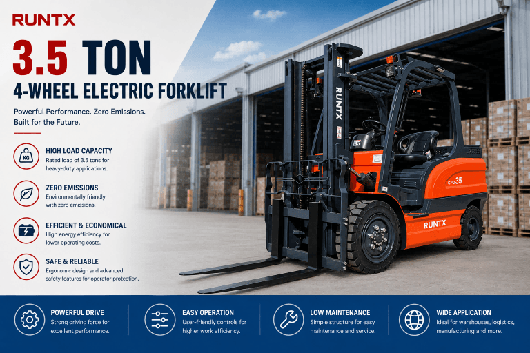3.5 ton 4 wheel electric forklift cpd35