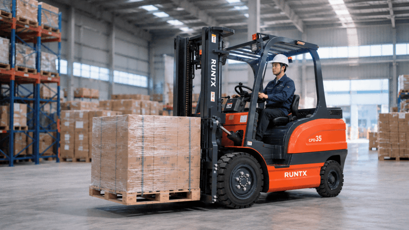 3.5 ton 4 wheel electric forklift cpd35