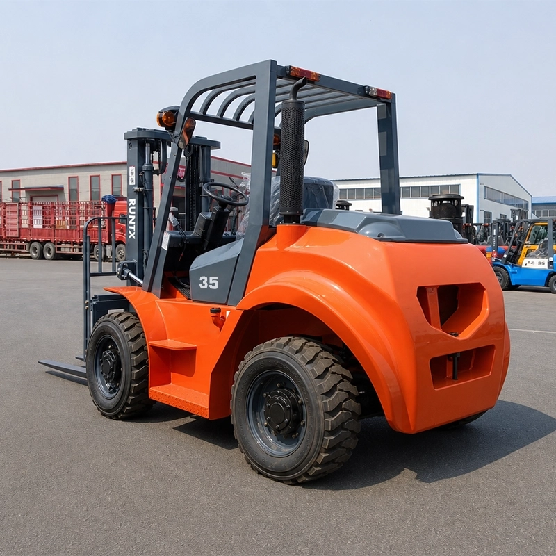 3.5 ton rough terrain diesel forklift cpcd35rt