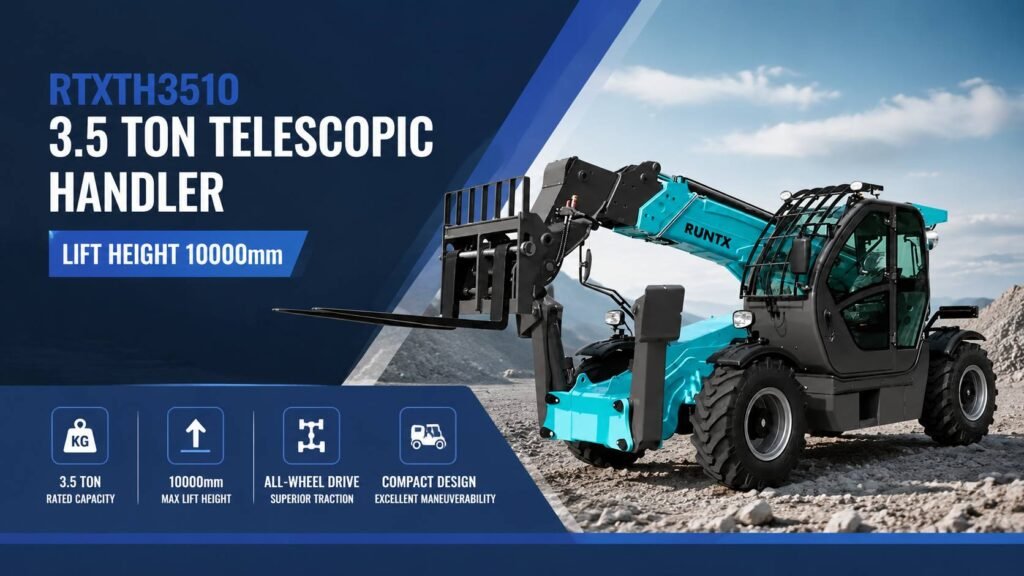 3.5 ton telescopic handler (lift height 10000mm) rtxth3510