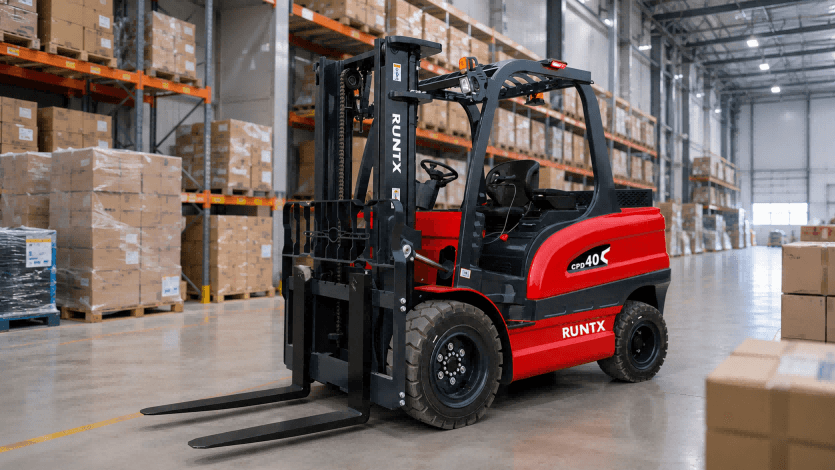 4 ton 4 wheel electric forklift cpd40