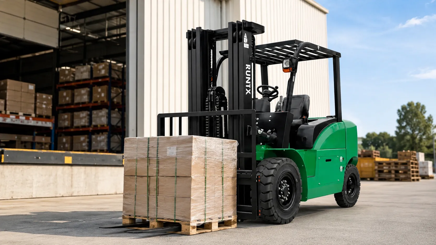 5 ton 4 wheel electric forklift cpd50