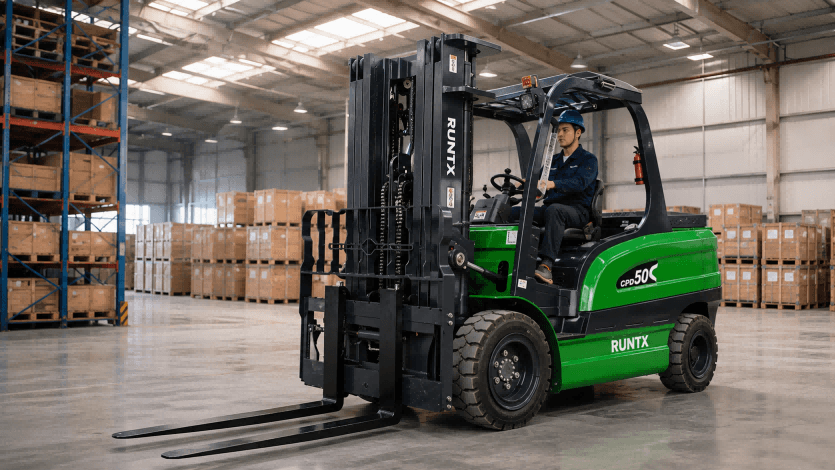 5 ton 4 wheel electric forklift cpd50