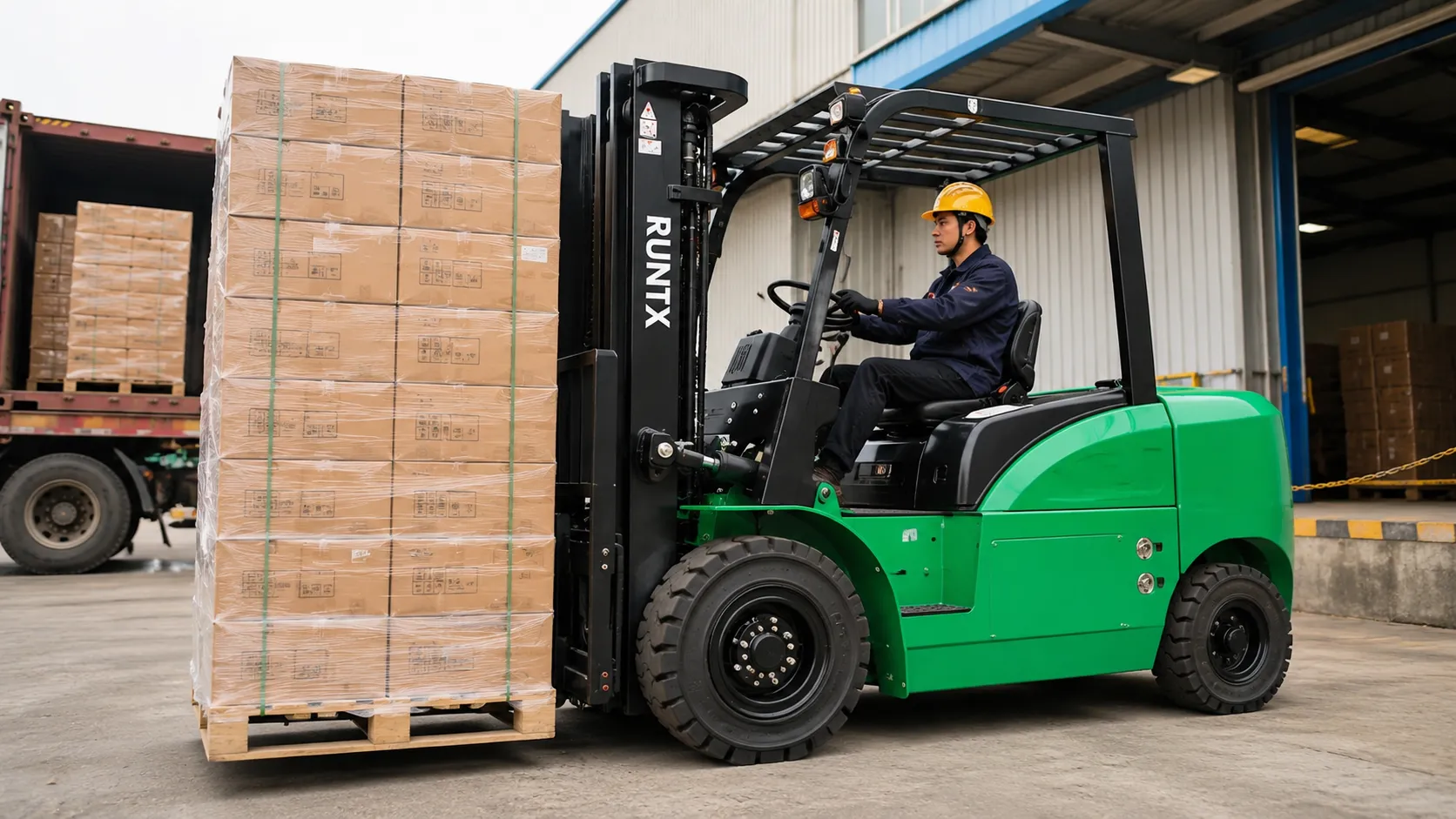 5 ton 4 wheel electric forklift cpd50