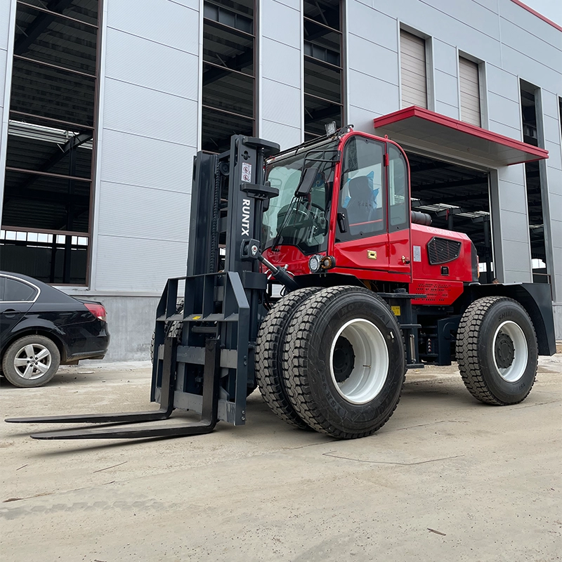 6 ton rough terrain diesel forklift (rear articulated) cpcd60 rt