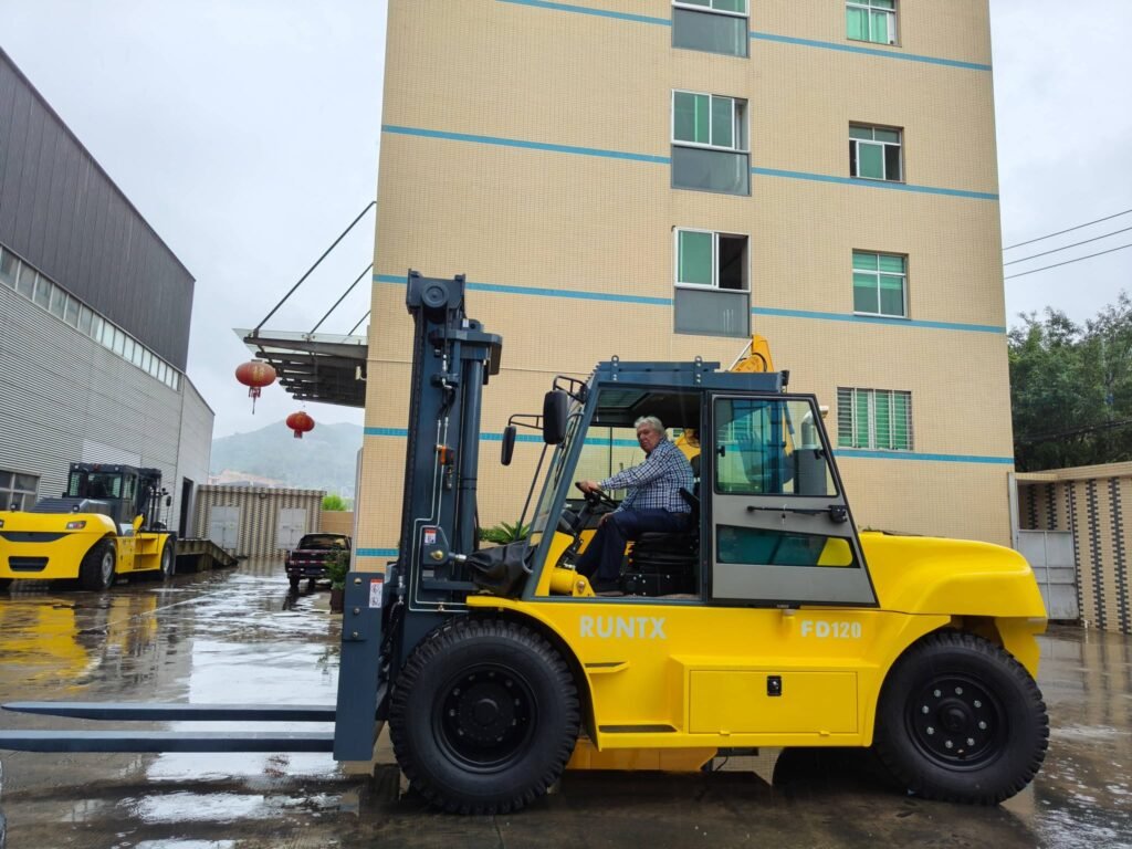 australian client tests runtx cpcd120 12 ton diesel forklift