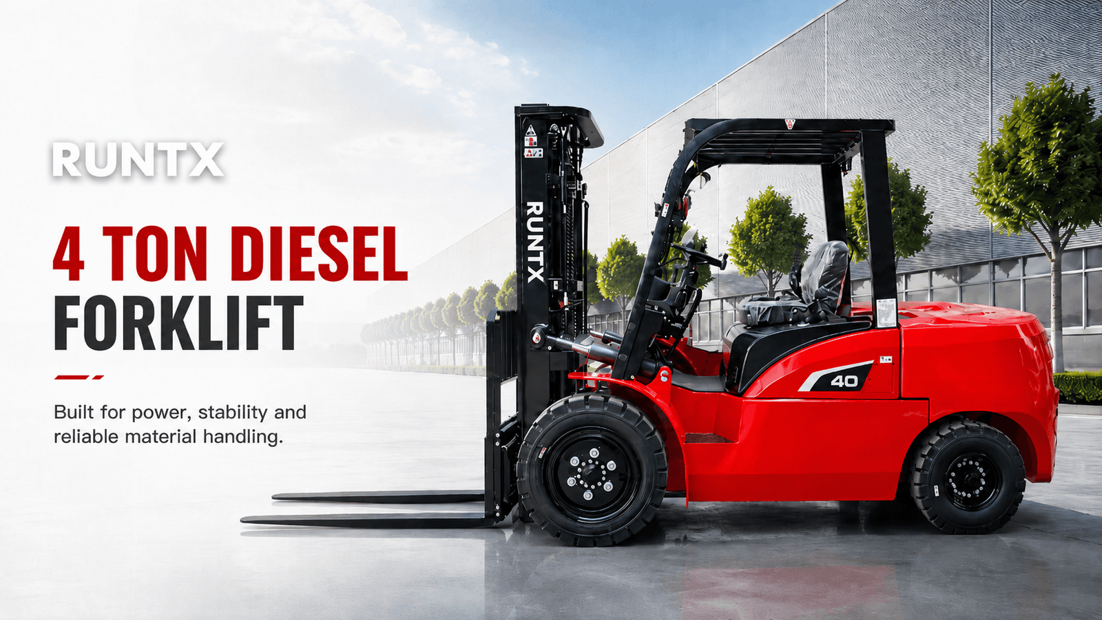 4 ton diesel forklift cpcd40