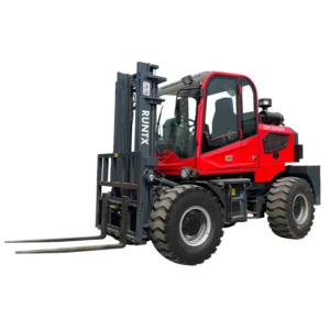 2.5 ton rough terrain diesel forklift (rear articulated) cpcd25 rt