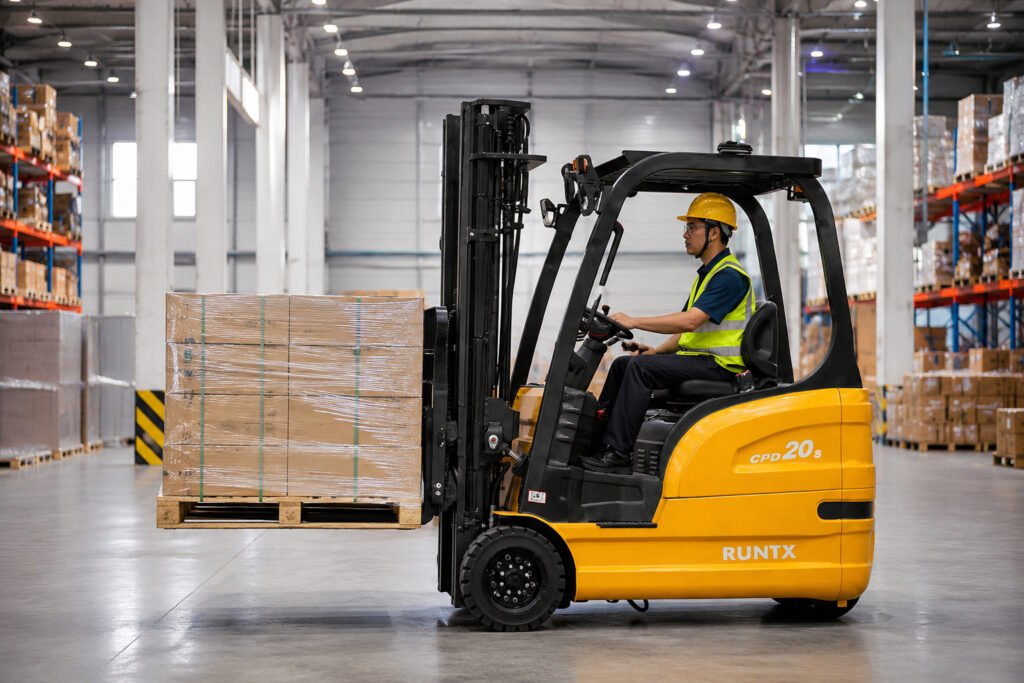 2 ton 3 wheel electric forklift cpd20s