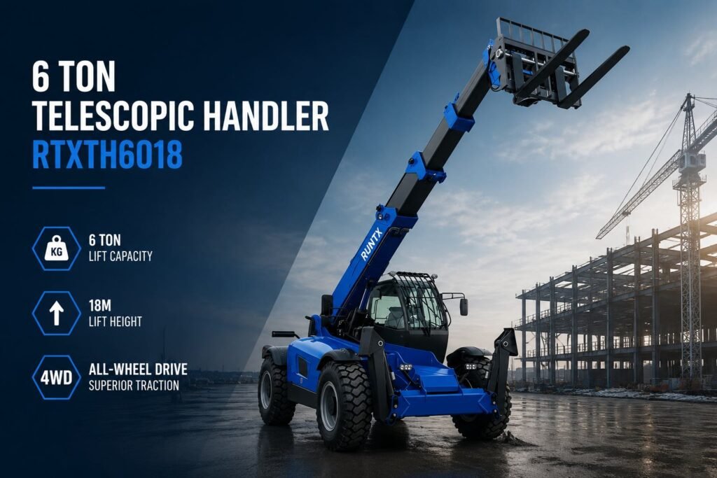6 ton telescopic handler (lift height 18000mm) rtxth6018
