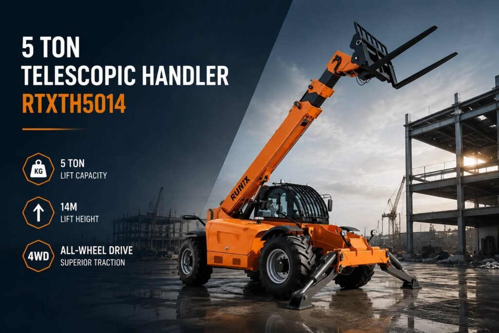 5 ton telescopic handler (lift height 14000mm) rtxth5014