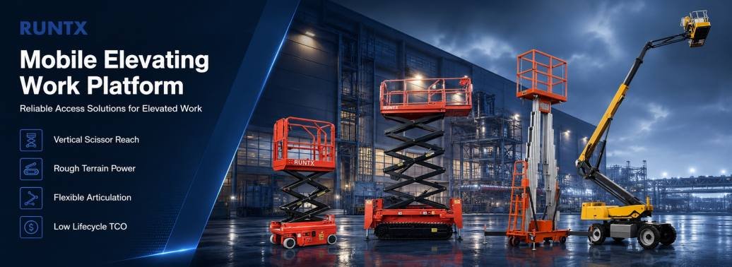 RUNTX Premium MEWPs and Scissor Lift Fleet