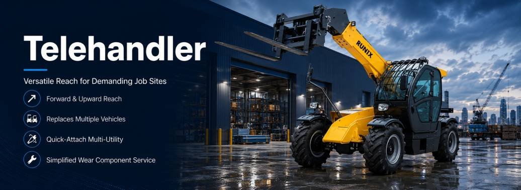 RUNTX High-Performance Telescopic Forklift