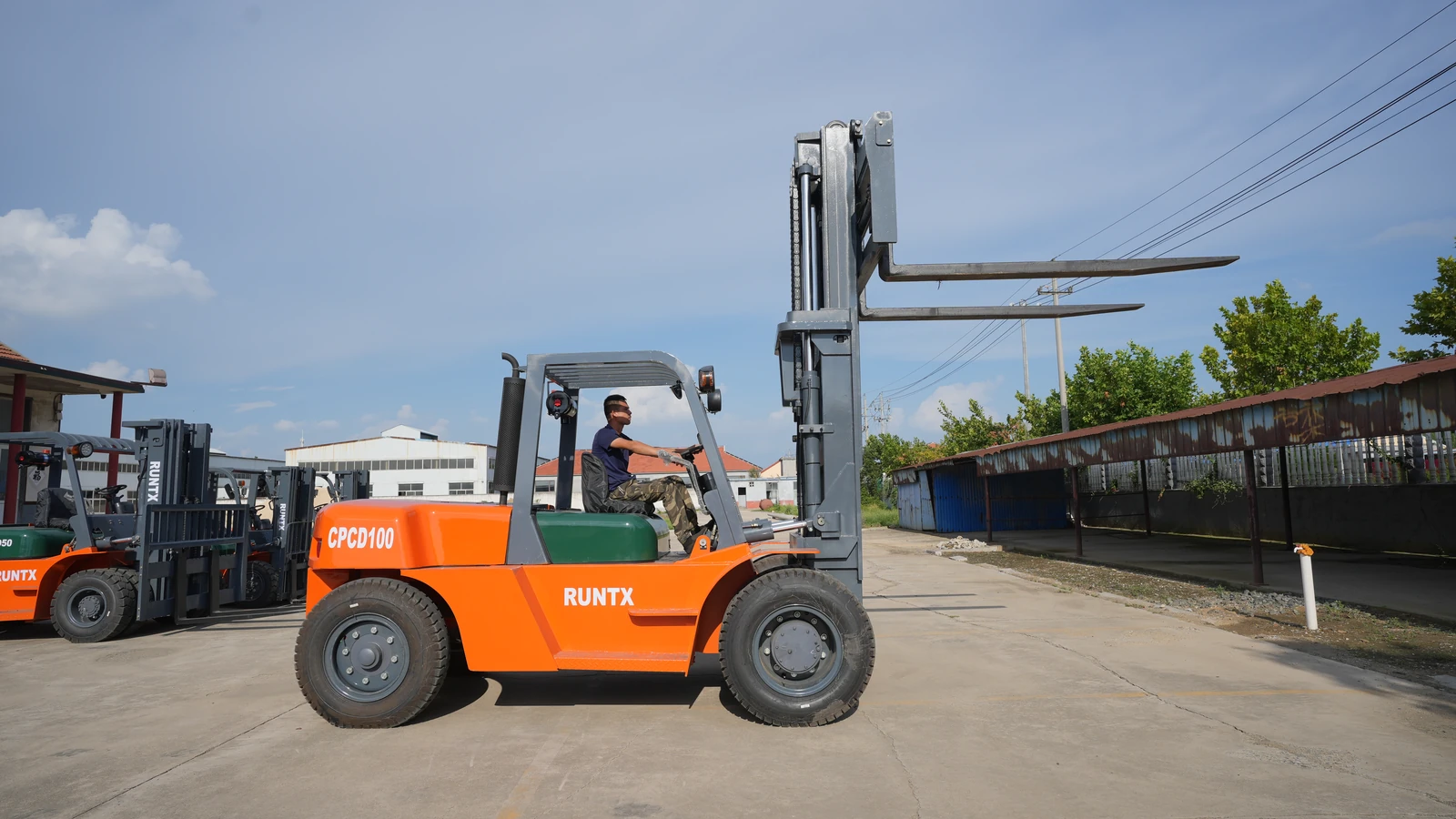 10 ton diesel forklift cpcd100