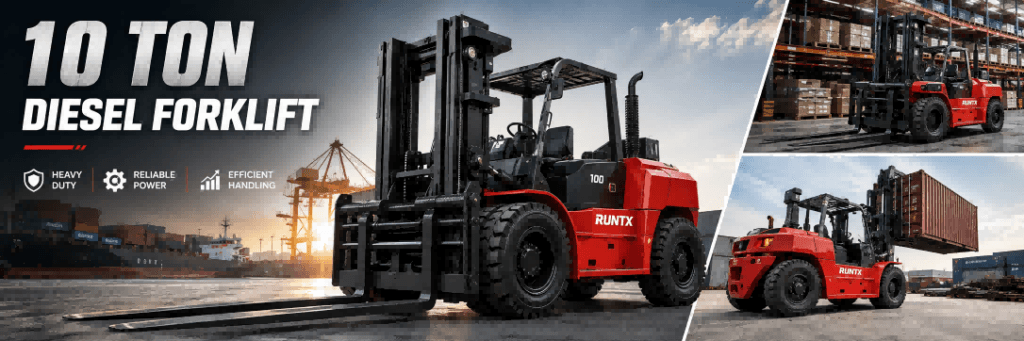 10 ton diesel forklift cpcd100
