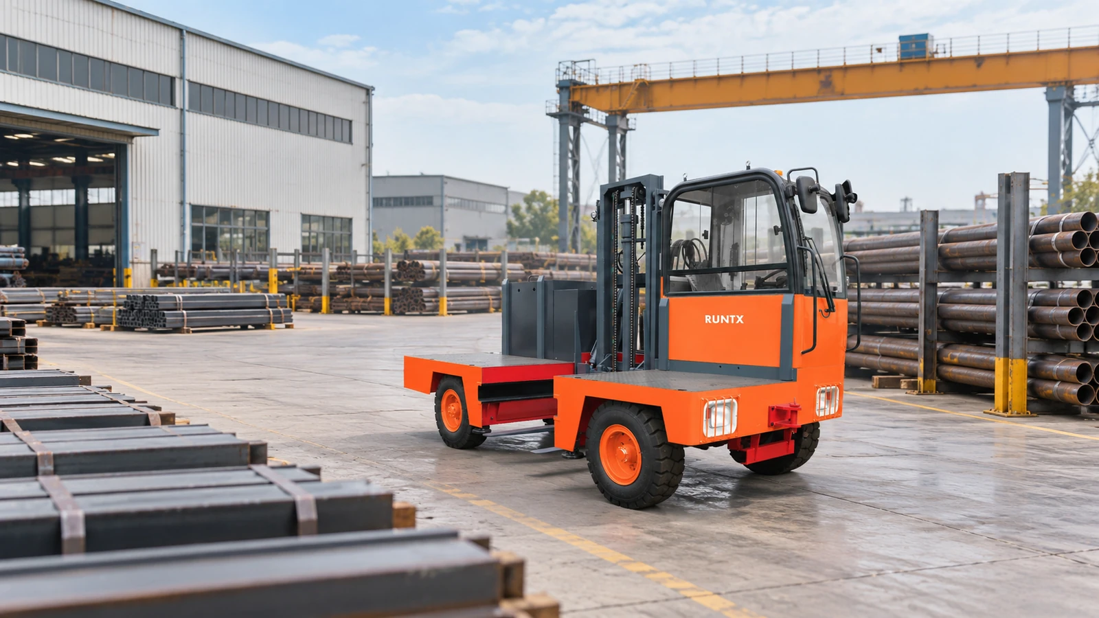 3 ton diesel side loader forklift – fds30