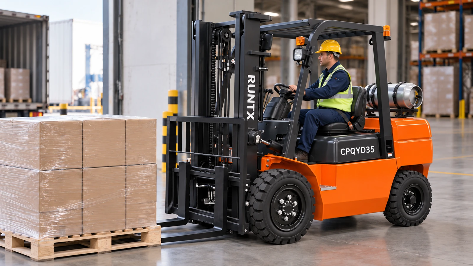 3.5 ton lpg forklift cpqyd35