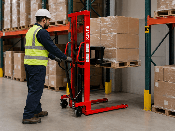 2 ton manual pallet stacker cty20