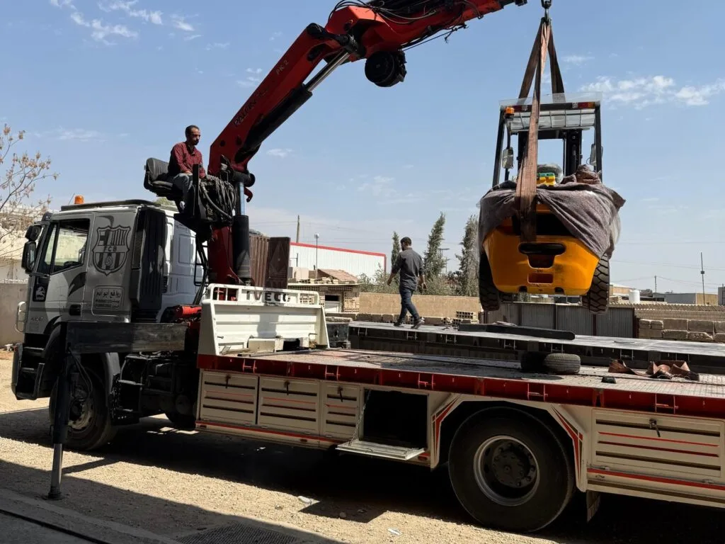 syrian customer receives mixed cpcd30, cpcd50 & cpcd70 diesel forklift fleet (5)